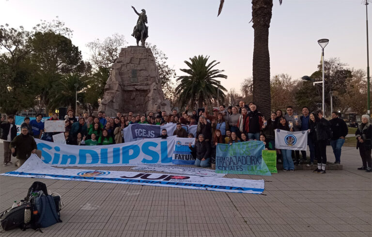 El apoyo a la universidad pública se concentró en la plaza