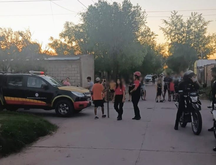 Villa Mercedes: rescataron a un niño que cayó a un pozo séptico