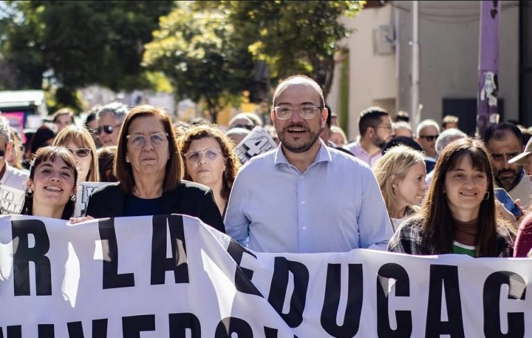 El Rector de la UNSL destacó la masiva participación en la Marcha Federal Universitaria