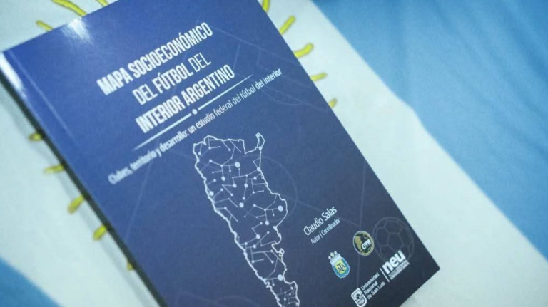 Presentarán en Villa Mercedes el “Mapa Socioeconómico del Fútbol del Interior Argentino”