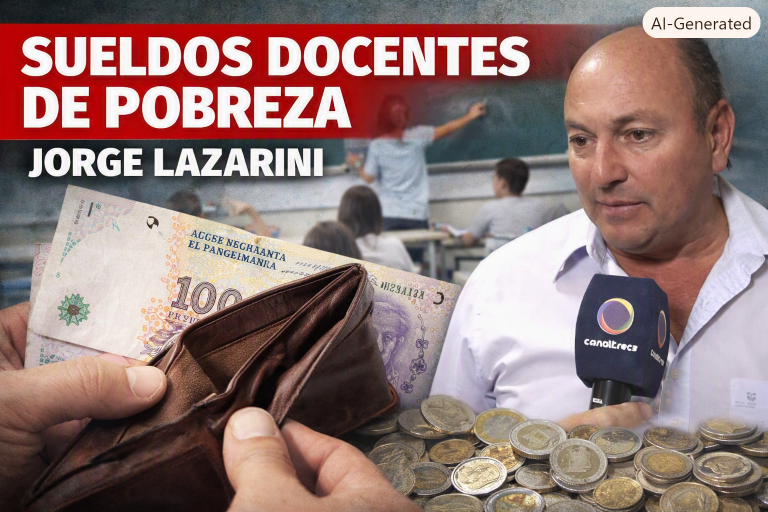 Jorge Lazarini: “En San Luis tenemos muy buenos salarios… de pobreza”