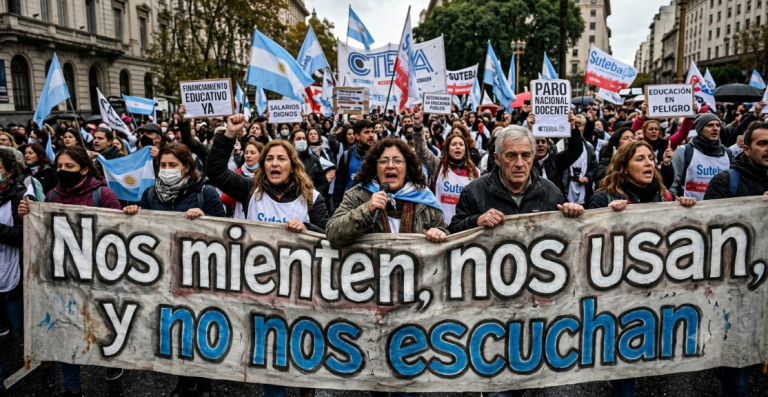 “Nos mienten, nos usan y no nos escuchan”: duro reclamo de UDA San Luis al Gobierno por la situación docente
