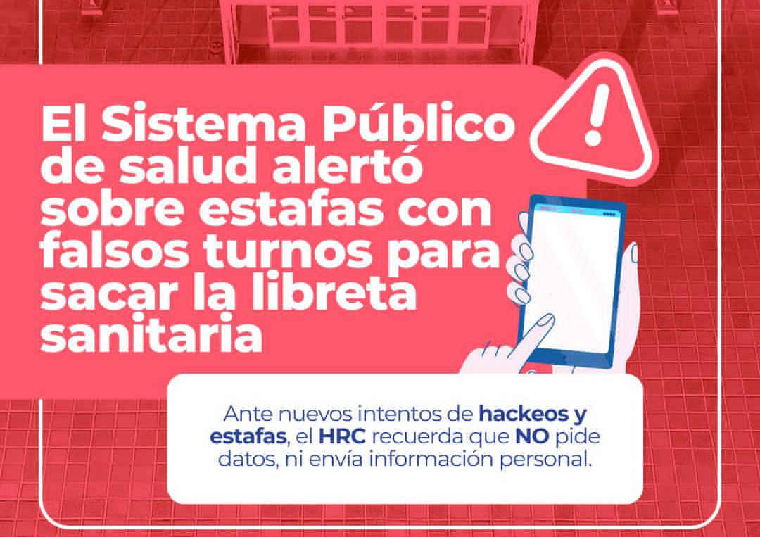Estafas con falsos turnos en el Hospital Ramón Carrillo